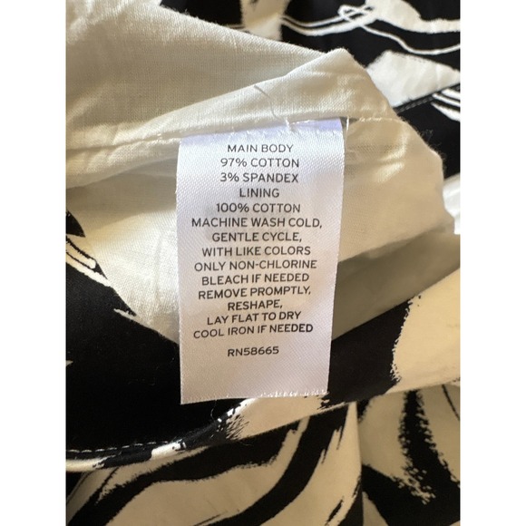 Megan Renee Size XS Nordstrom Maxi Dress Black‎ White Print Long Sleeve - Picture 6 of 7